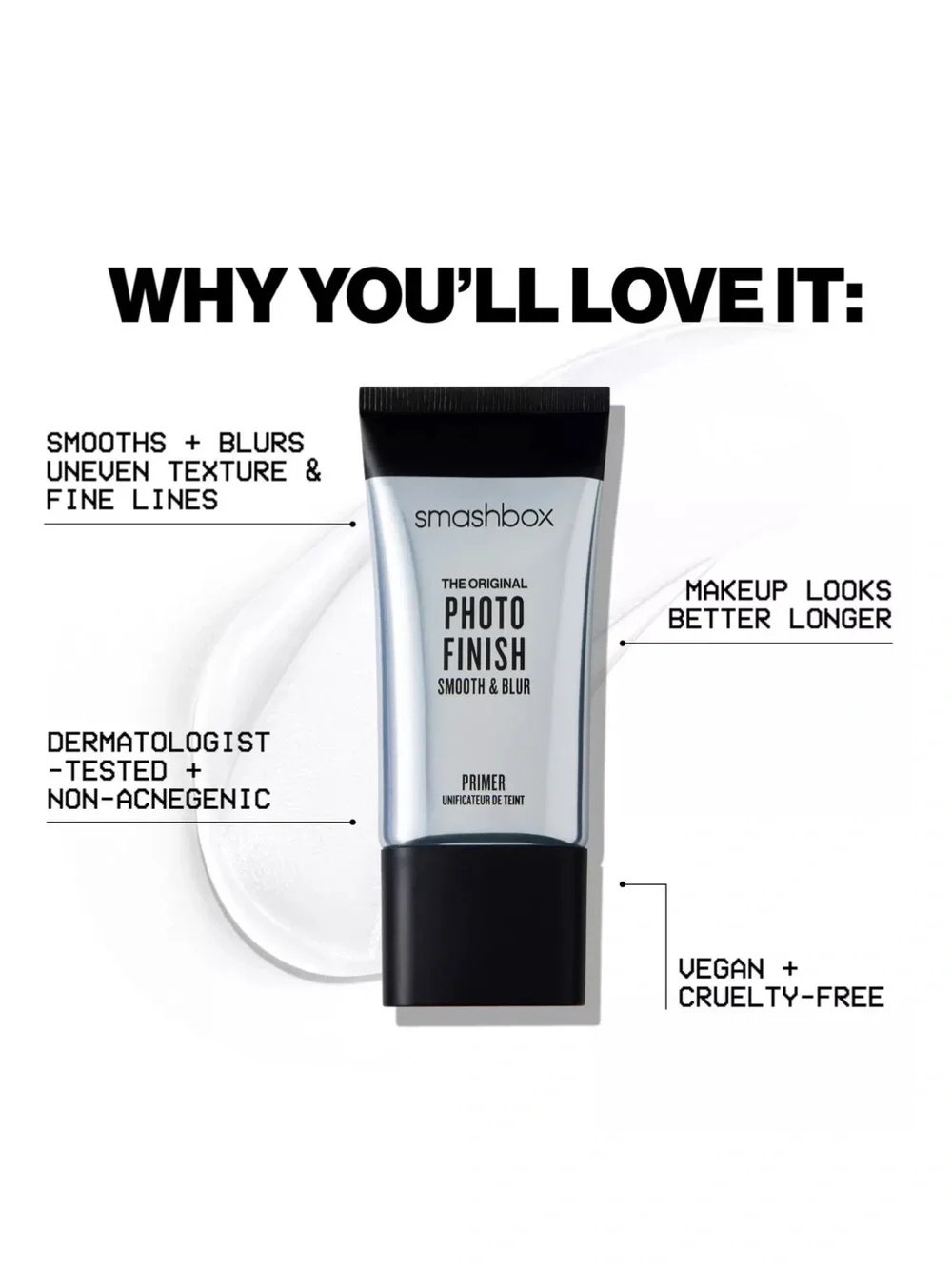 3 Smashbox Photo Finish Smooth & Blur Primers with Mac Fix-it Setting Spray